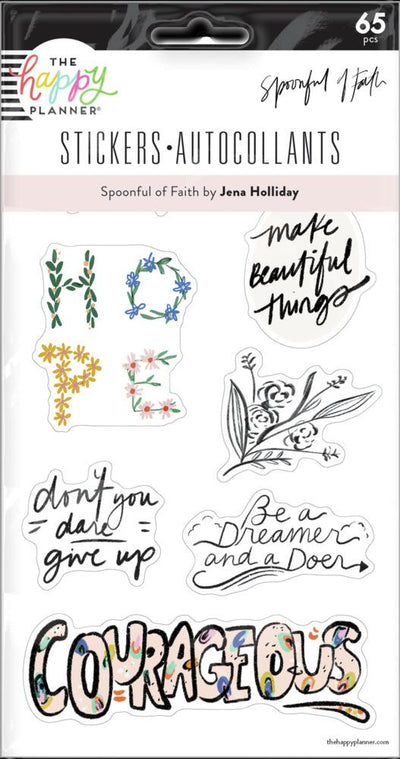 The Happy Planner x Spoonful of Faith - 5 Sticker Sheets