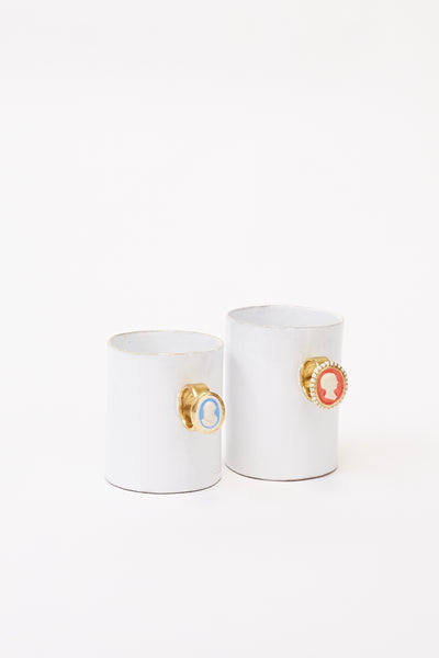 ASTIER DE VILLATTE Woman Cameo Ring Cup