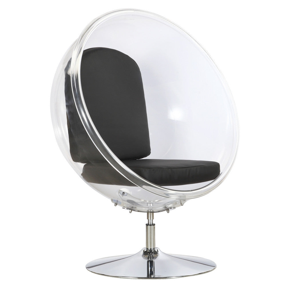 Fine Mod Imports Ball Acrylic Chair | Accent Chairs | Modishstore-2