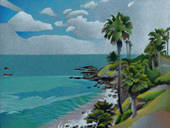 Laguna Beach - Colored Pencil Artwork by Dan Miller