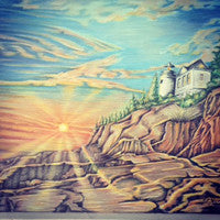 Acadian Splendor - Colored Pencil Artwork by Joyce C. Mayer