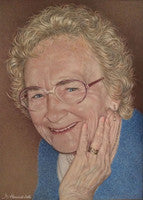 Mum - Colored Pencil Artwork by Margaret Howard