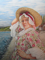 The Sea Captain's Wife - Colored Pencil Artwork by Pam Gassman