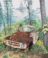 Abandoned - Colored Pencil Artwork by Ruth Paul