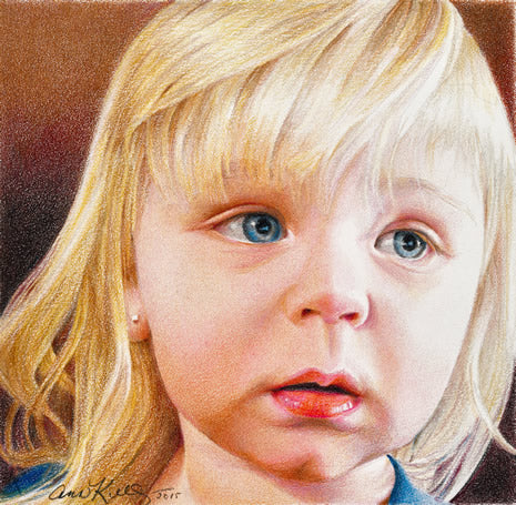 Little Wary One by Ann Kullberg - Colored Pencil Art