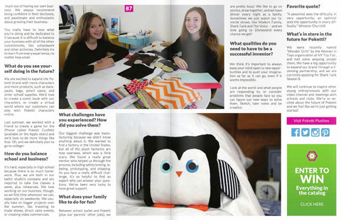 Best in Baby Biz Magazine Poketti Interview