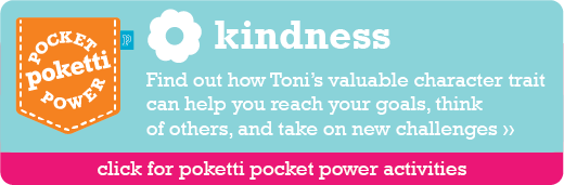 Toni the Bunny Poketti Pocket Power Kindness