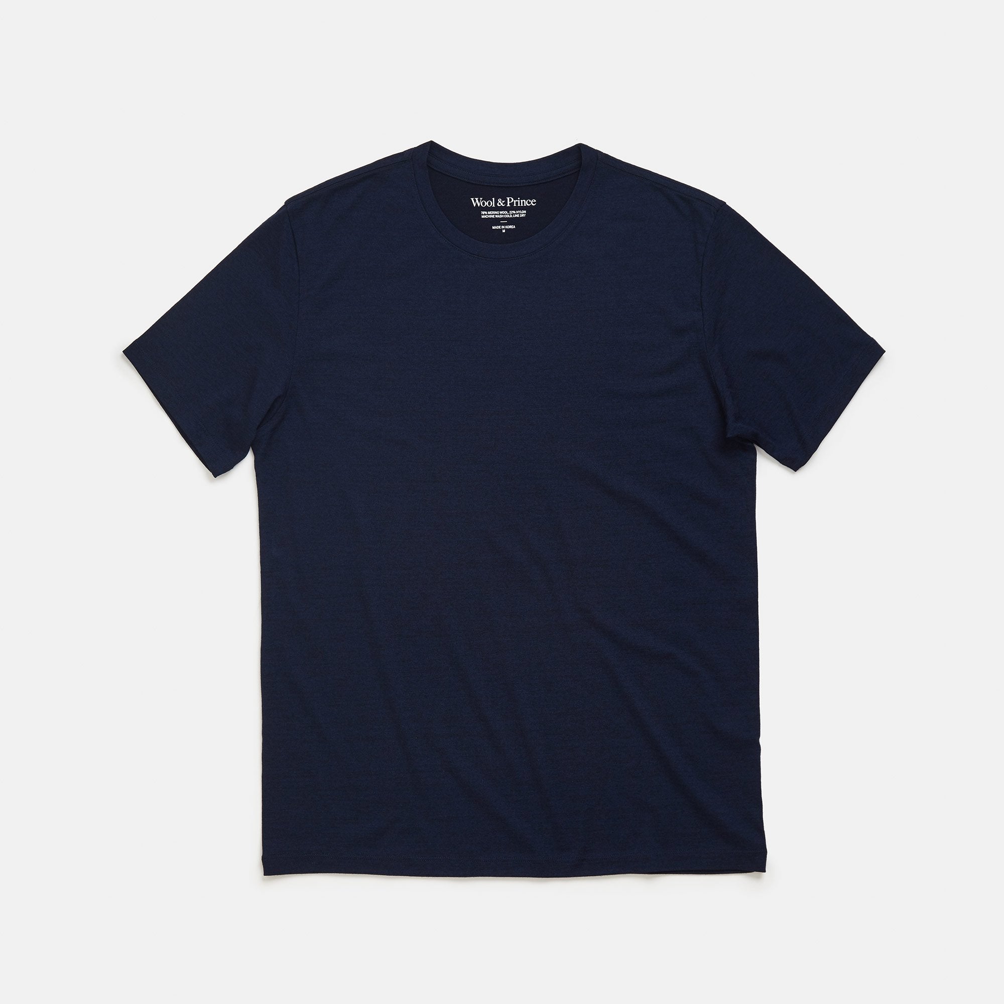 WASHABLE MERINO WOOL A SHIRT NAVY koloni.or.id