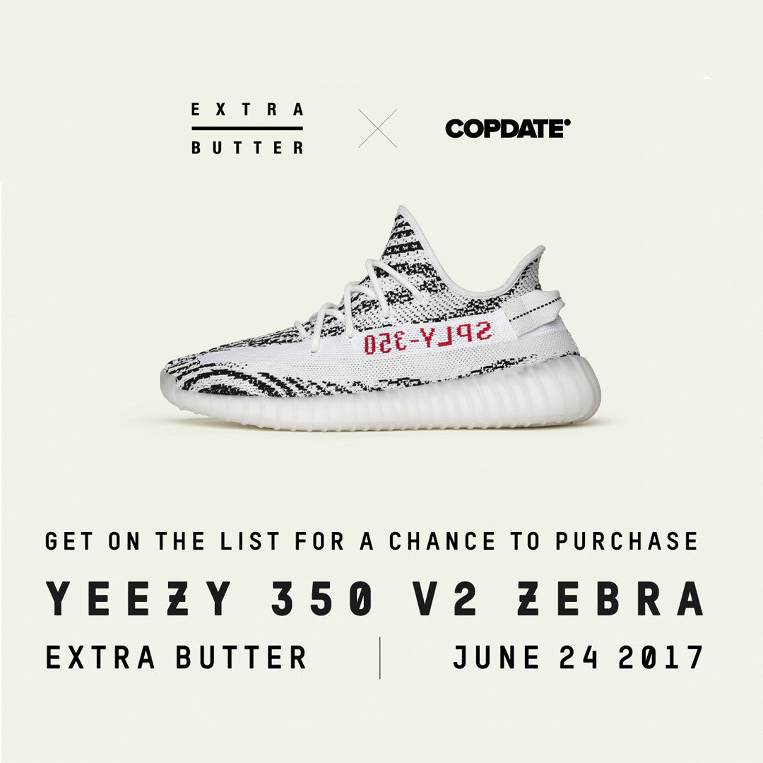 raffle yeezy zebra