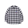 Lost Management Cities Mens Flame Bear Ombre Plaid Shirt