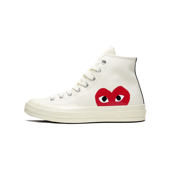 converse x cdg white