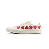 Comme des Garcons PLAY x Converse Chuck 70 Low Multi Heart Shoes