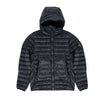 Stone Island Mens Bio Based Ripstop Nylon Hooded Real Down Jacket