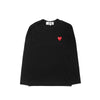 Comme des Garcons PLAY Mens L/S Red Heart Tee