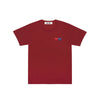 Comme Des Garcons PLAY Mens Double Heart Tee