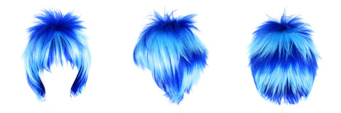 Royal Sky Blue Layered Wig Shadow Anime August 2015 Giveaway