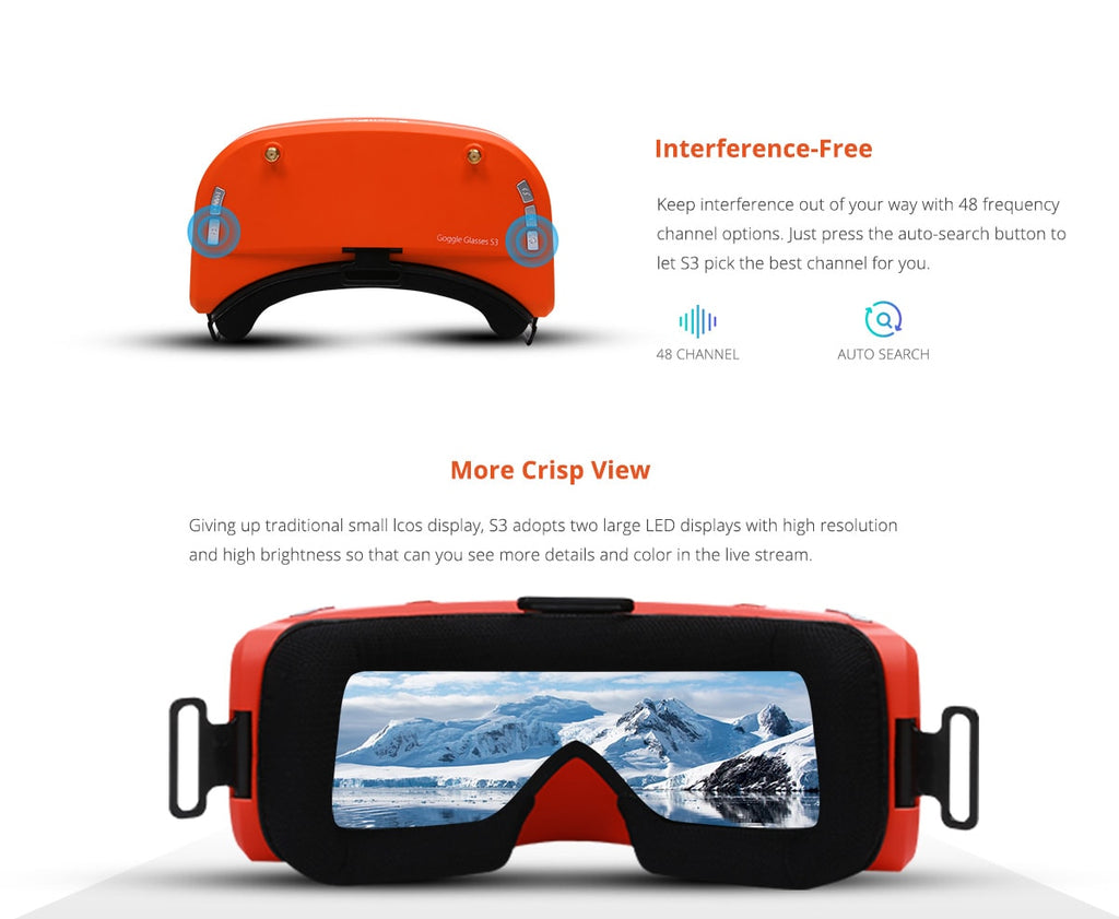 FPV Goggles for SwellPro Spry