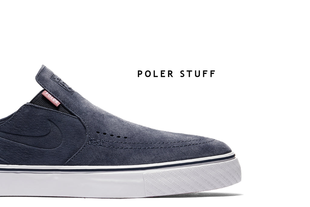 nike sb zoom janoski slip poler stuff camping shoe blue