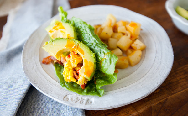 bacon egg breakfast tacos