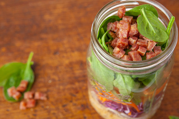 soba noodles and bacon 