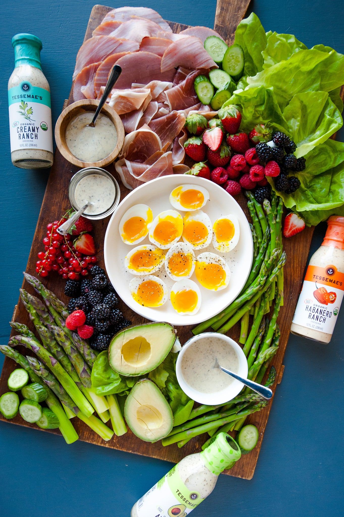 Egg, Asparagus & Ranch Brunch Platter