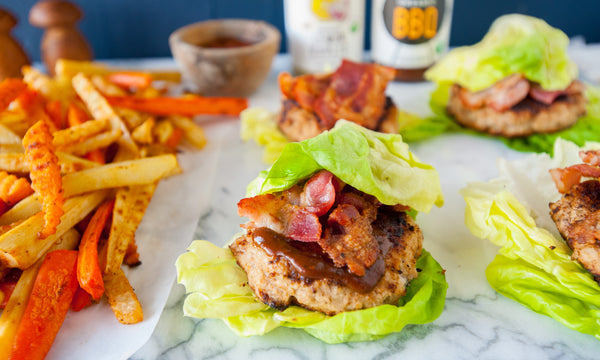 bbq bacon chicken burgers