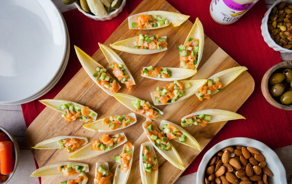 smoked salmon endive appetizer