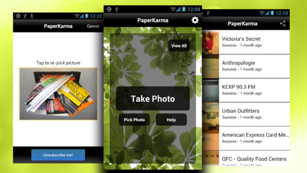 PaperKarma - 5 Sustainable Living Apps to Help You Go Green and Give Back 