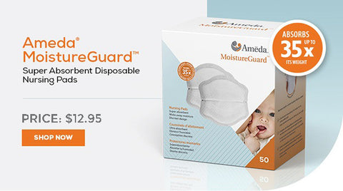 Ameda Australia MoistureGuard Premium Disposable Breast Milk Nursing Pads