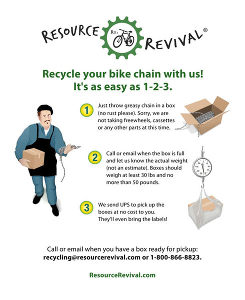 Bike Chain Recycling Flyer
