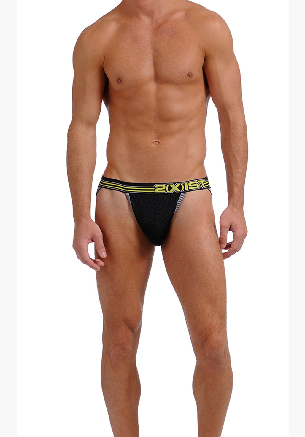 2xist Sliq Mesh Jock Strap in Black | Kallon̩ Intimi