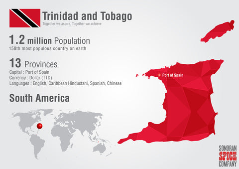 Trinidad and Tobago Map | Sonoran Spice