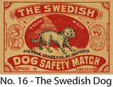  A Matchbox Collector's Card - No.16 - The Swedish Dog