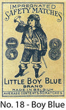  A Matchbox Collector's Card - No.18 - Boy Blue