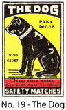  A Matchbox Collector's Card - No. 19 - The Dog