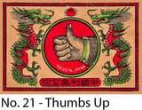  A Matchbox Collector's Card - No.21 - Thumbs Up
