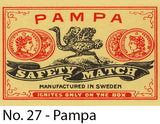  A Matchbox Collector's Card - No. 27 - Pampa