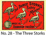  A Matchbox Collector's Card - No.28 - The Three Storks