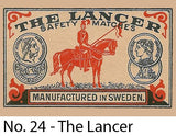  A Matchbox Collector's Card - No. 24 The Lancer