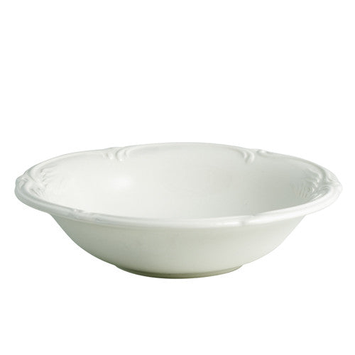 Gien Rocaille Blanc S/4 Cereal Bowls
