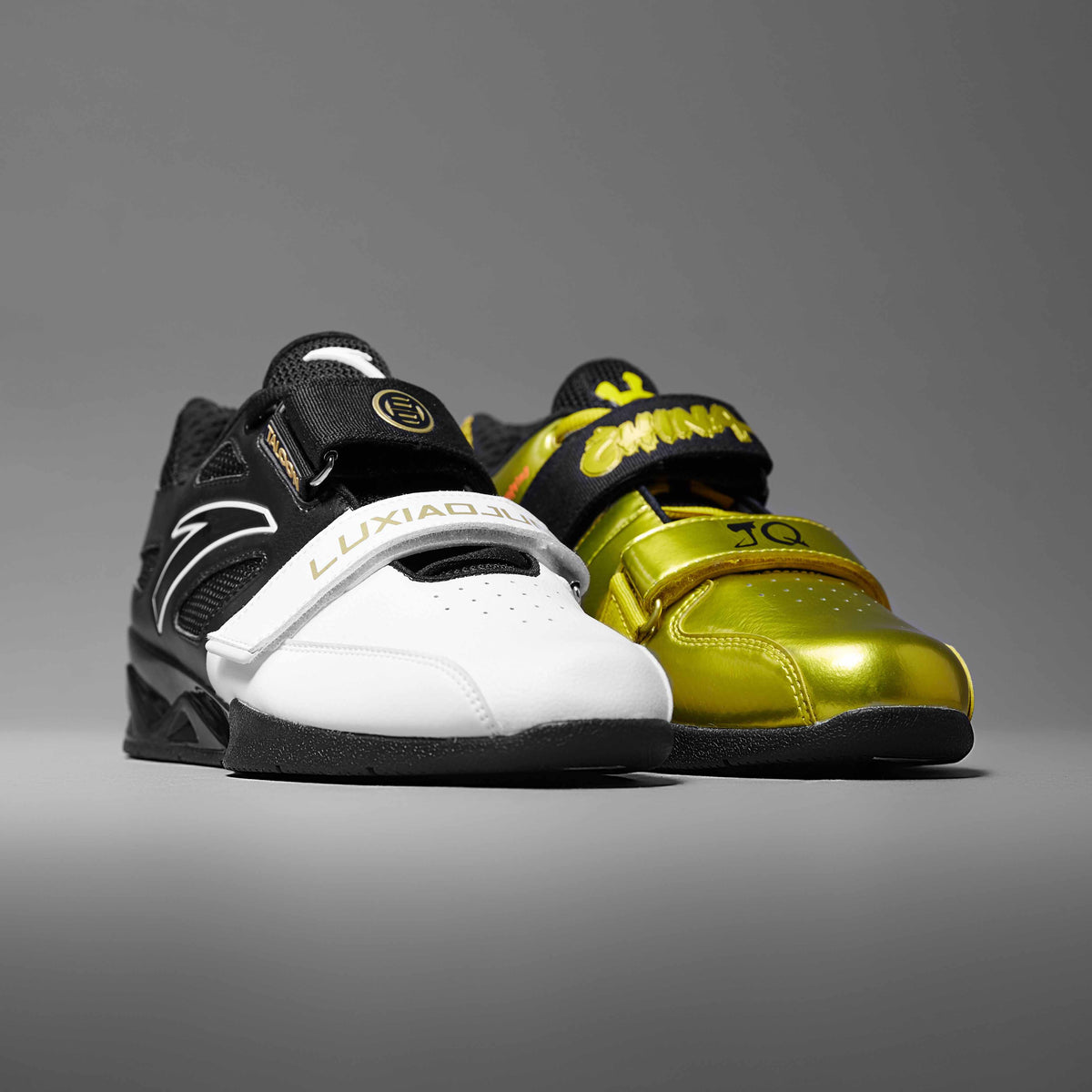 anta weightlifting shoes gold