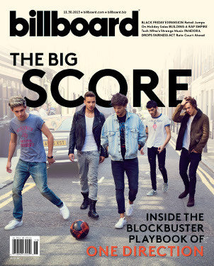 ONE DIRECTION BILLBOARD COVER 2013