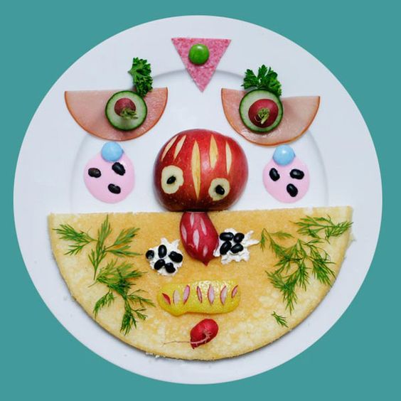 Assiette rigolote pour que mon enfant mange