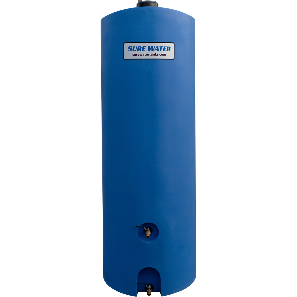 260 gallon Emergency Water Storage Tank (Blue) + Accessories – Sure