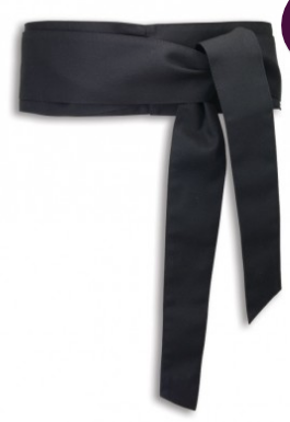 Salonwear Obi Belt in Black