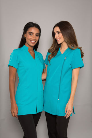 Allure Tunic and Belle Tunic in Turquoise