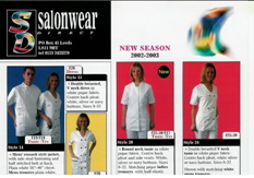 Salonwear Brochure from 2000 - The First Salon Wear Brochure