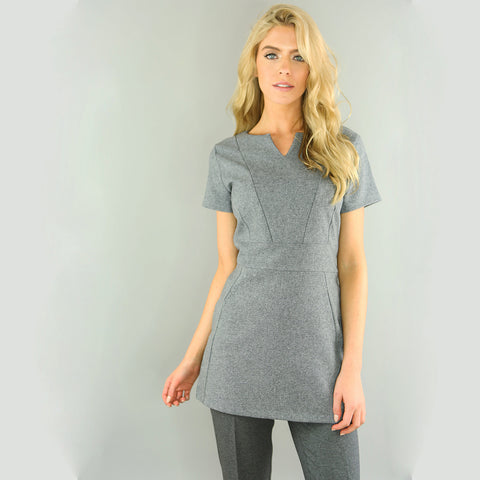 Wish Spa Tunic in Grey Fleck Polyester