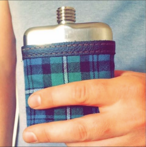 SWIG Hip Flasks Custom Tartan