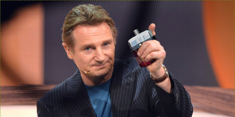 Liam Neeson hip flask